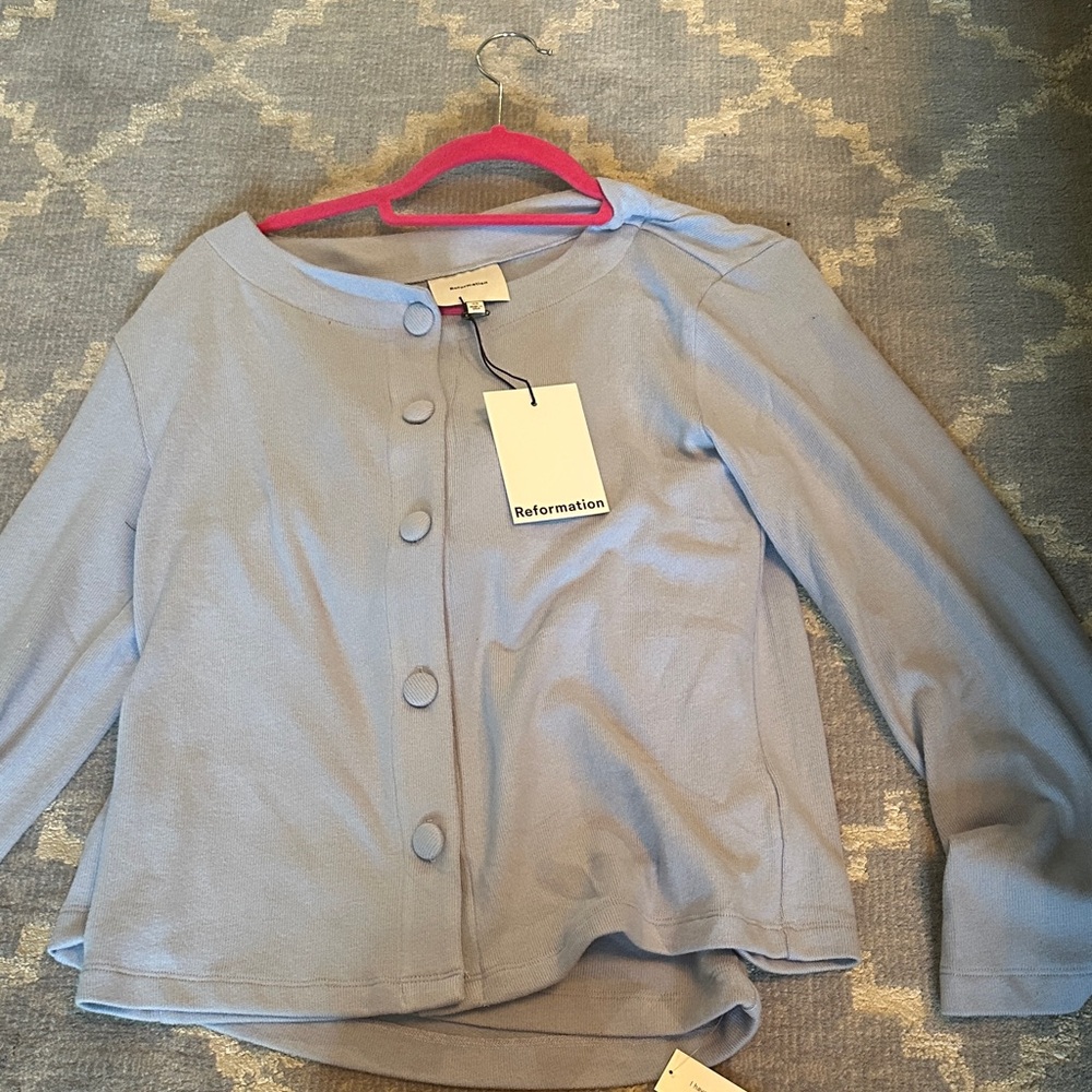 Reformation Light Blue Skirt Set - Picture 4 of 4